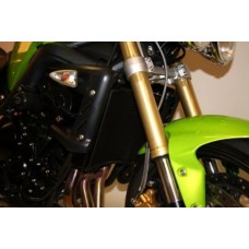 R&G Racing Radiator Guard for the Triumph Street Triple 675/675R/RX '07-'12 ETC R&G Racing Radiator Guard for the Triumph Street Triple 675/675R/RX '07-'12 ETC